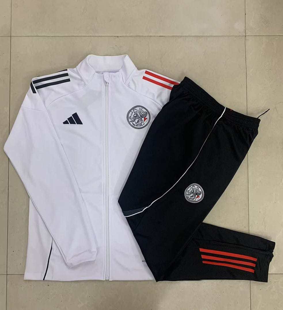 Ajax 25/26 Chaqueta Niño · Blanco