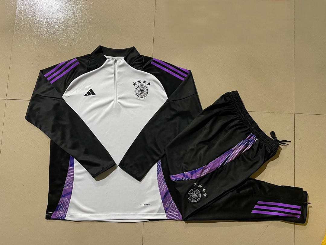 Alemania 24/25 Sudadera Niño · Blanco