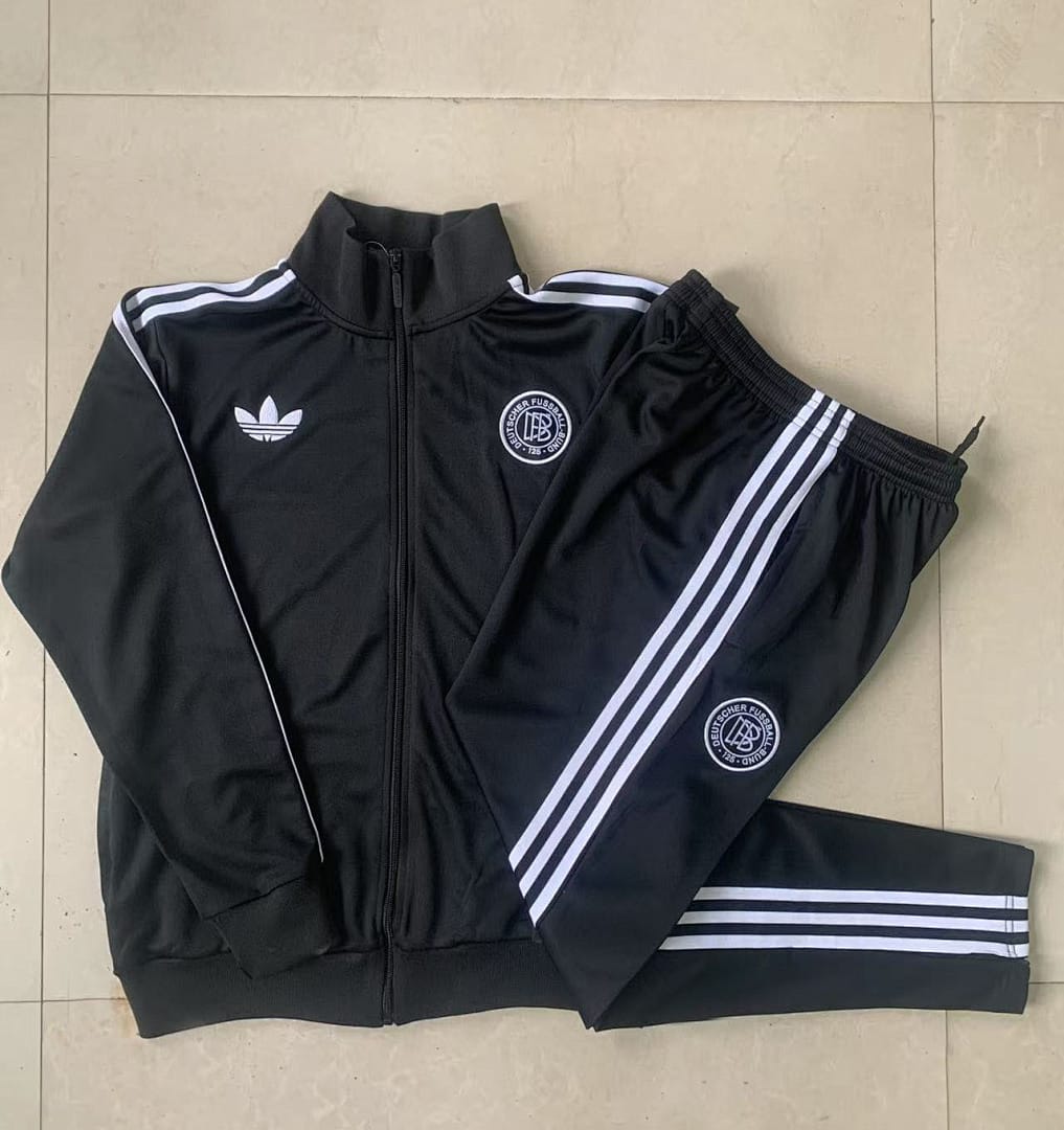 Alemania 25/26 Chaqueta Niño · Negro · 125 Aniversario