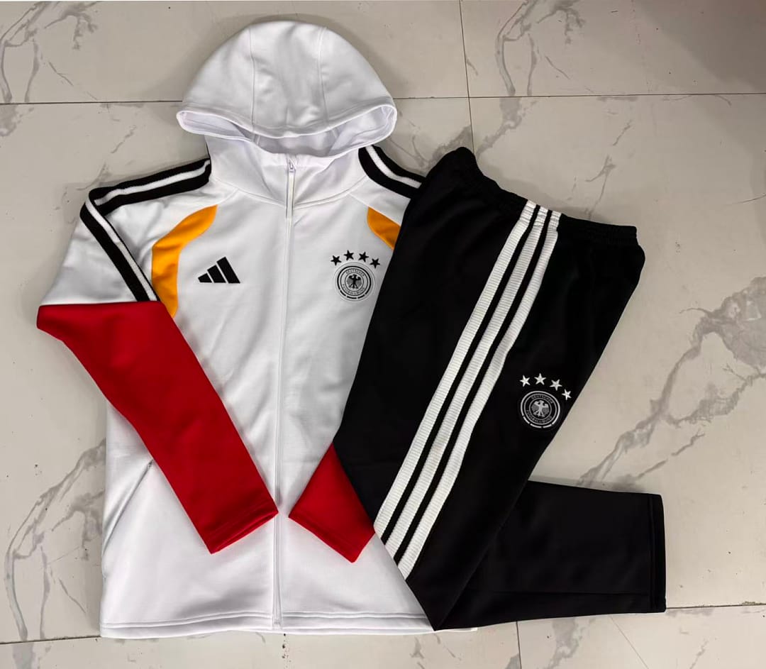 Alemania 26/27 Chaqueta con Capucha Niño · Blanco