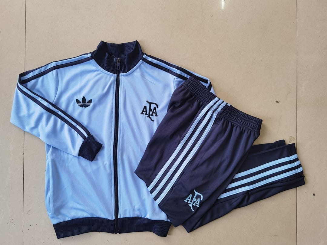 Argentina 24/25 Chaqueta Niño · Celeste · Retro