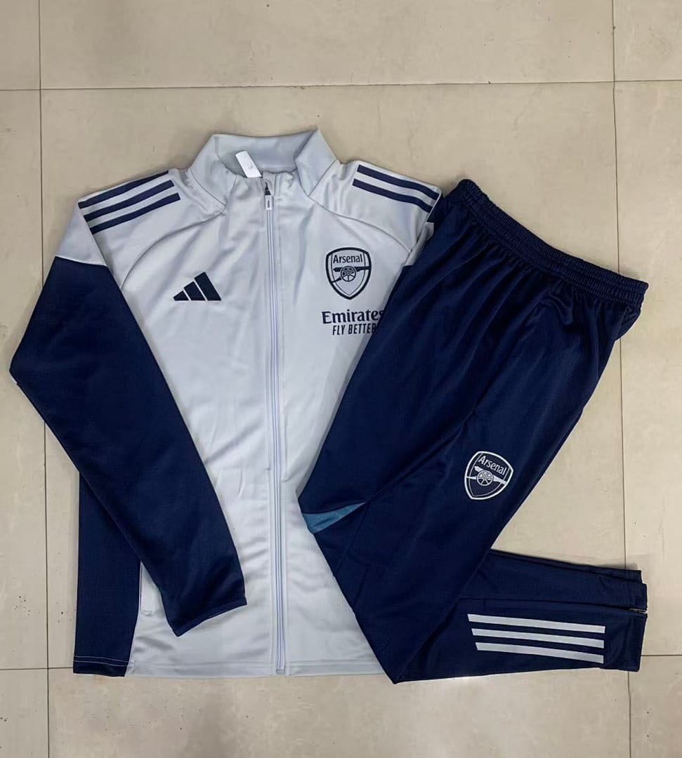 Arsenal 25/26 Chaqueta Niño · Gris Claro