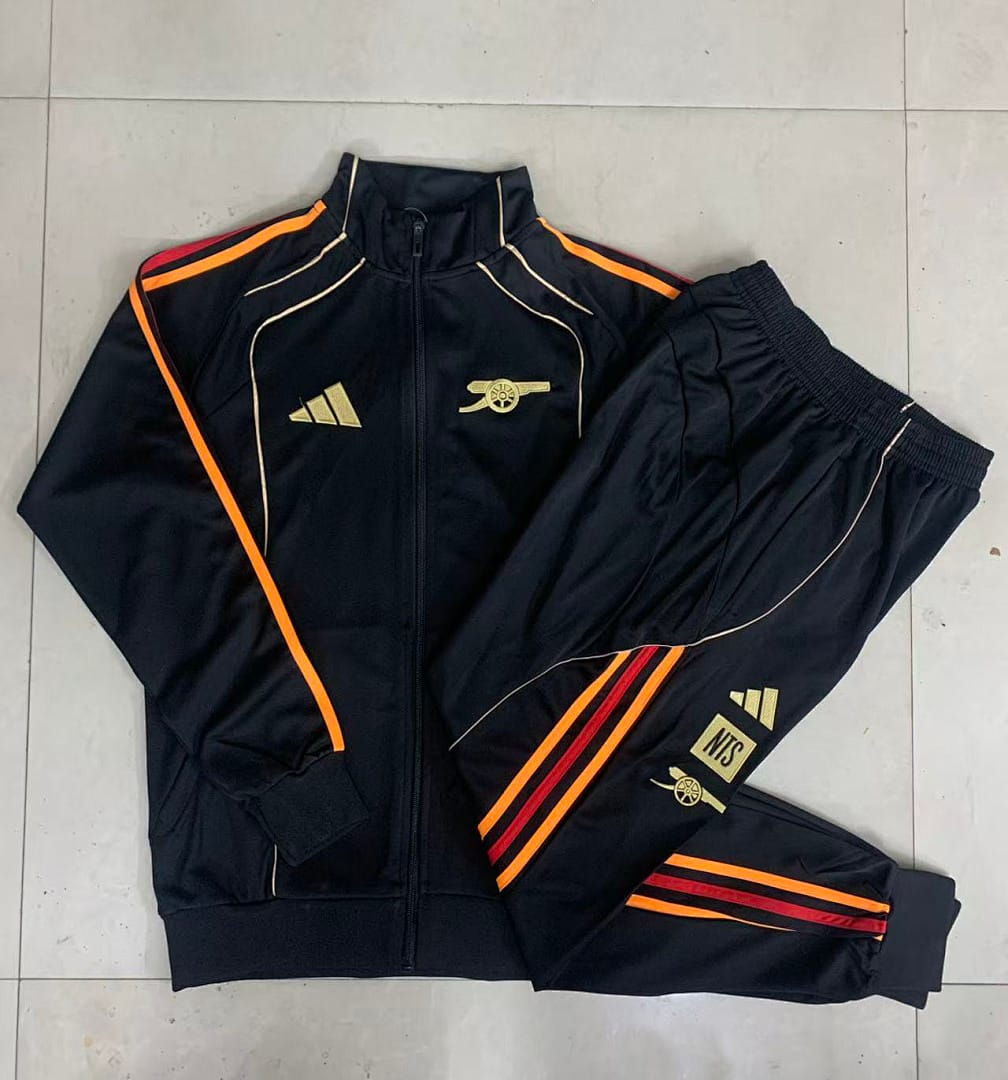 Arsenal 25/26 Chaqueta Niño · Negro · Retro