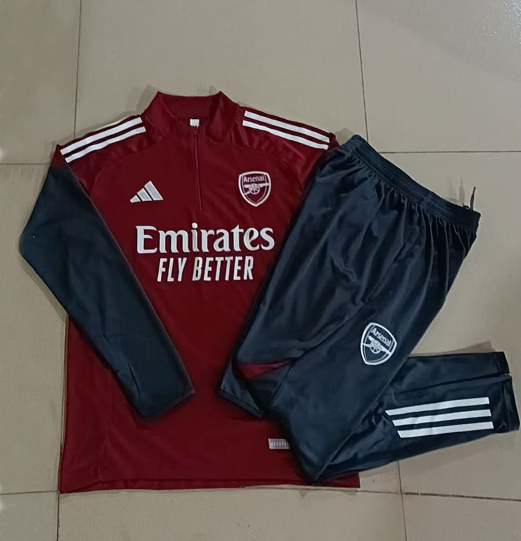 Arsenal 25/26 Sudadera Niño · Vino · Escudo Blanco