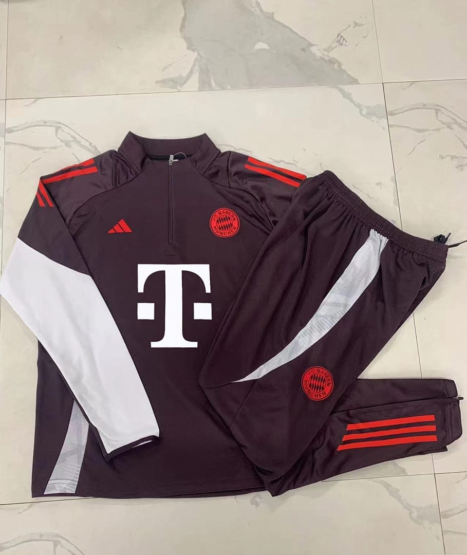 Bayern Múnich 24/25 Sudadera Niño · Rojo Óxido
