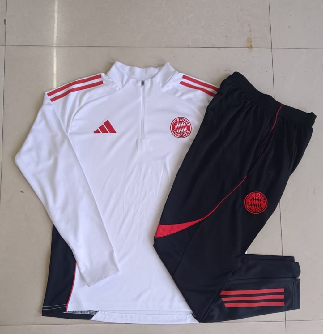 Bayern Múnich 25/26 Sudadera Niño · Blanco