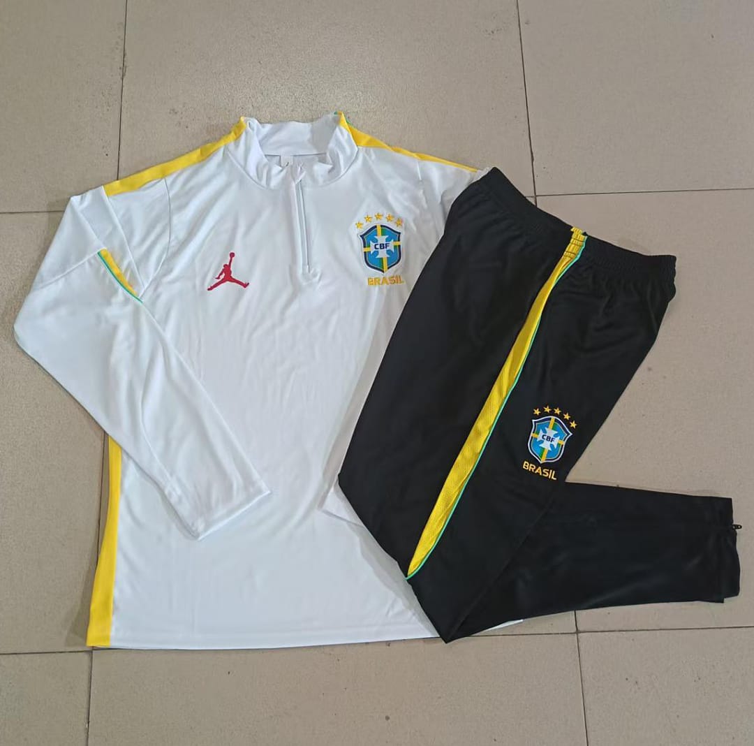 Brasil 26/27 Sudadera Niño · Blanco
