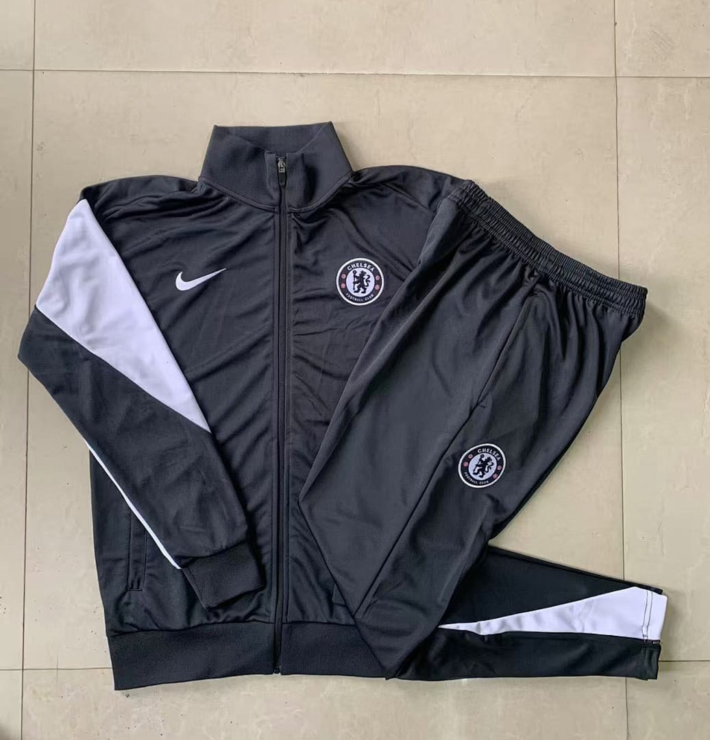 Chelsea 25/26 Chaqueta Niño · Gris Oscuro