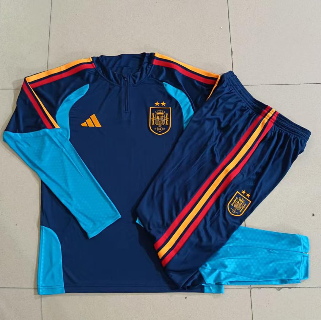 España 26/27 Sudadera Niño · Azul Rey · 2 Estrellas