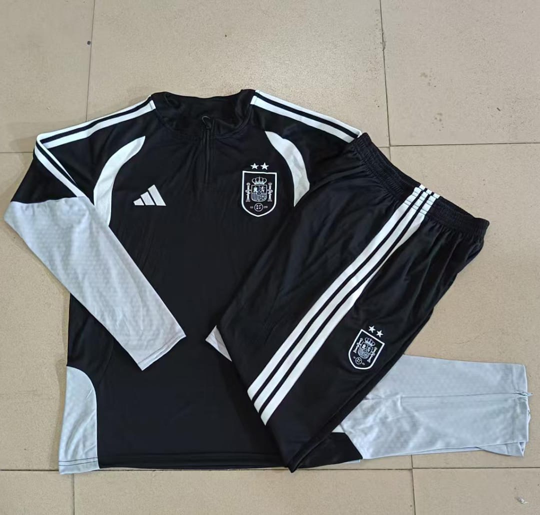España 26/27 Sudadera Niño · Negro · 2 Estrellas