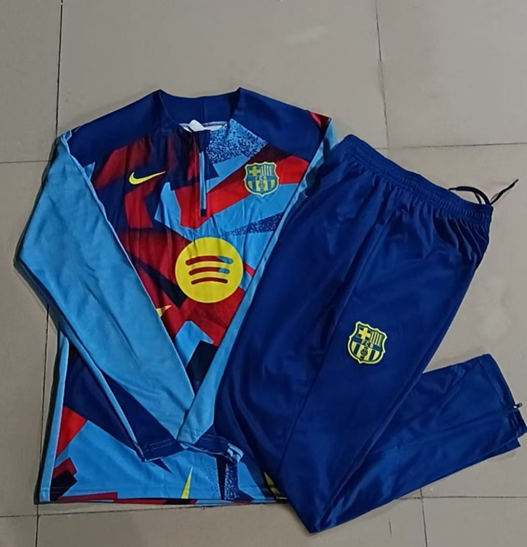 FC Barcelona 25/26 Sudadera Niño · Celeste · Estampado