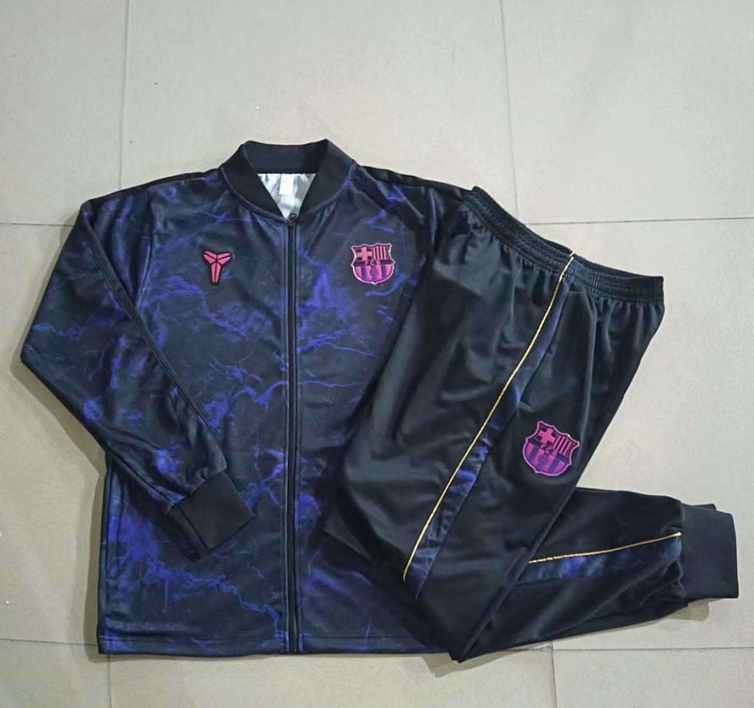 FC Barcelona 26/27 Chaqueta Niño · Negro y Morado