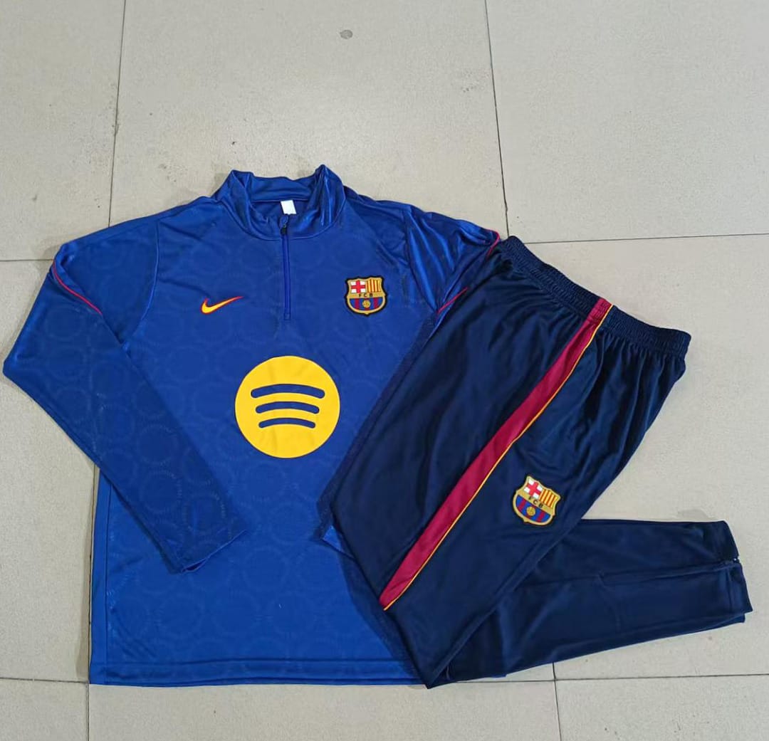 FC Barcelona 26/27 Sudadera Niño · Azul · Relieve
