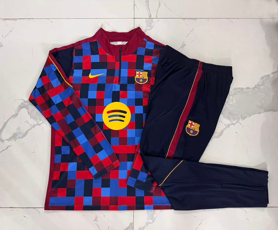 FC Barcelona 26/27 Sudadera Niño · Cuadros
