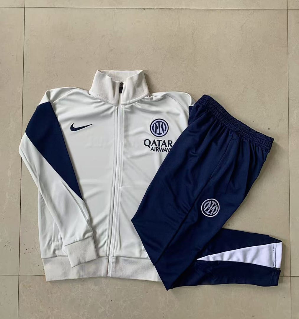 Inter de Milán 25/26 Chaqueta Niño · Blanco Hueso