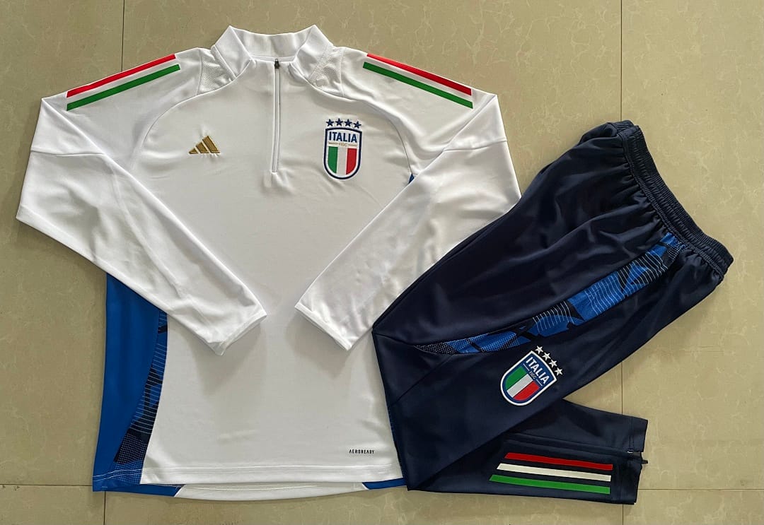 Italia 24/25 Sudadera Niño · Blanco