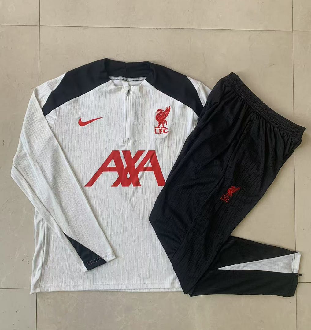 Liverpool 24/25 Sudadera Niño · Blanco