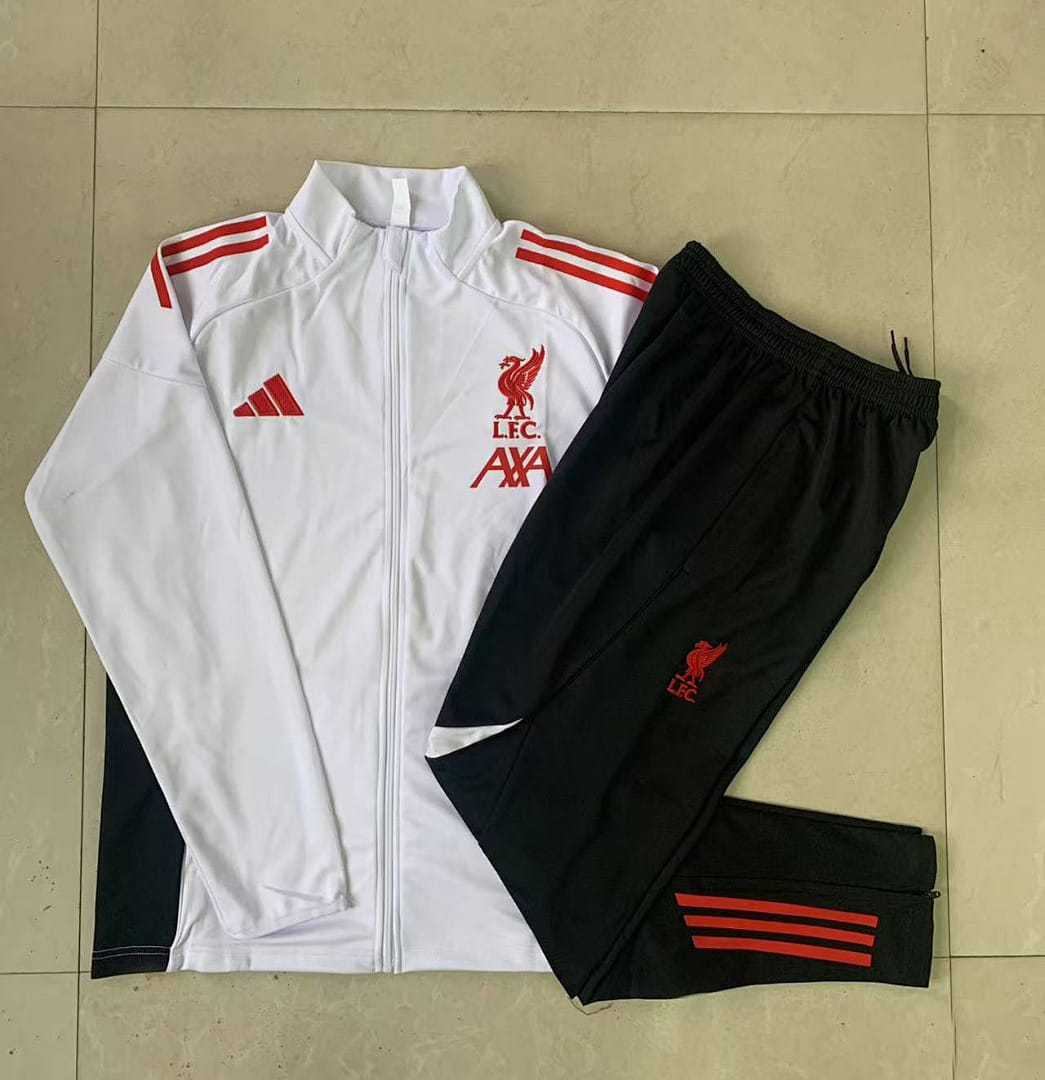 Liverpool 25/26 Chaqueta Niño · Blanco