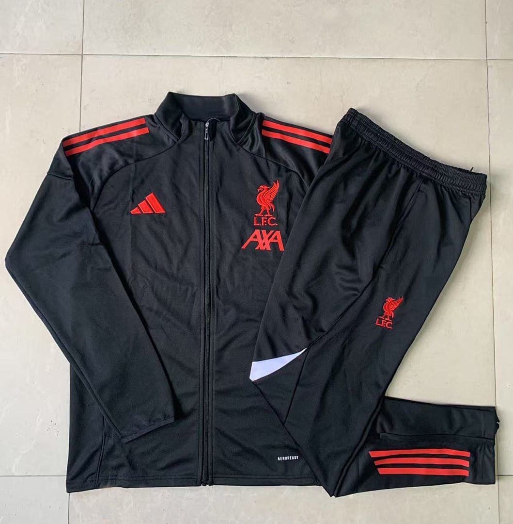 Liverpool 25/26 Chaqueta Niño · Negro