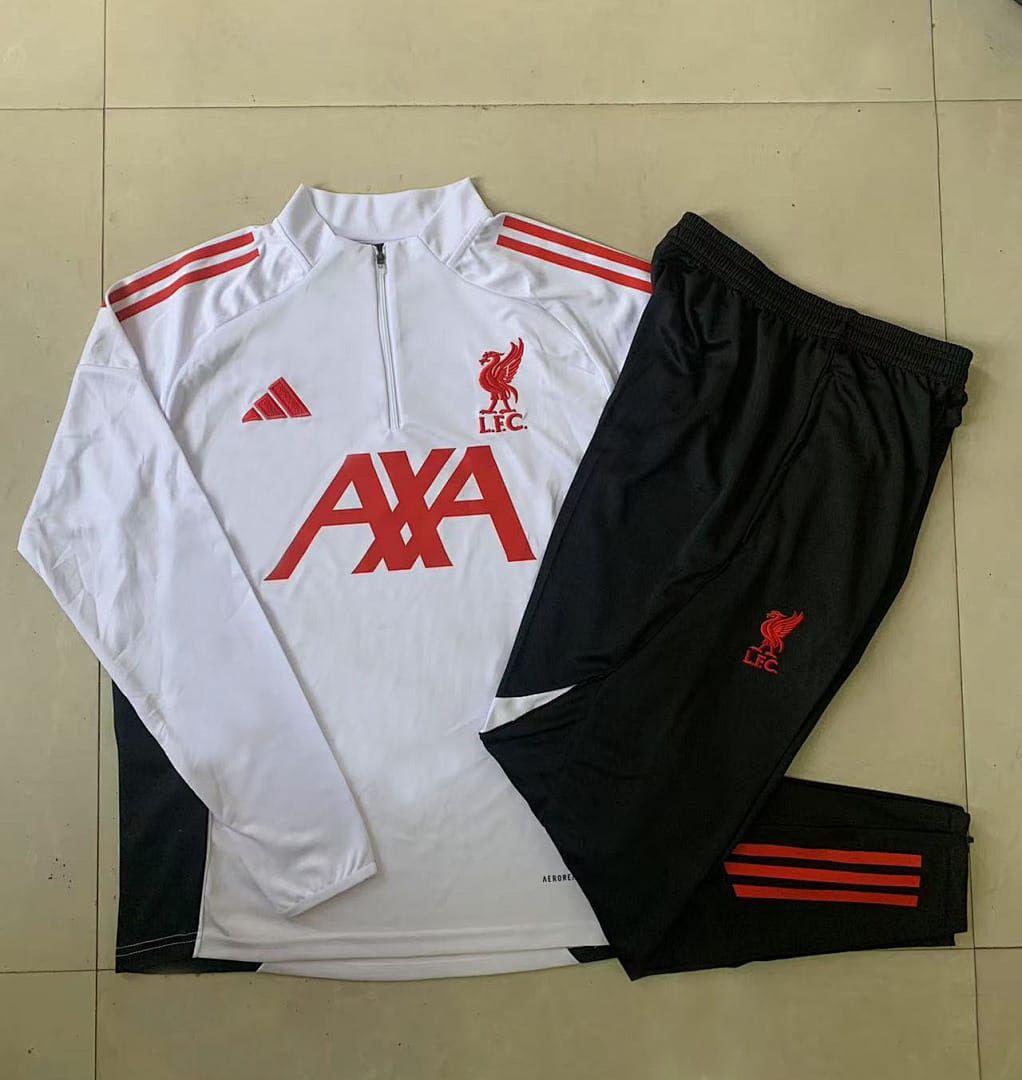 Liverpool 25/26 Sudadera Niño · Blanco