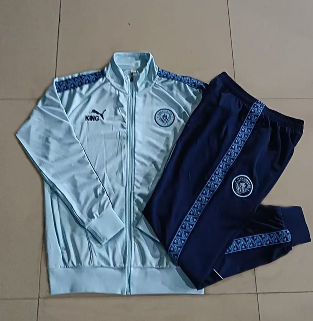 Manchester City 25/26 Chaqueta Niño · Celeste