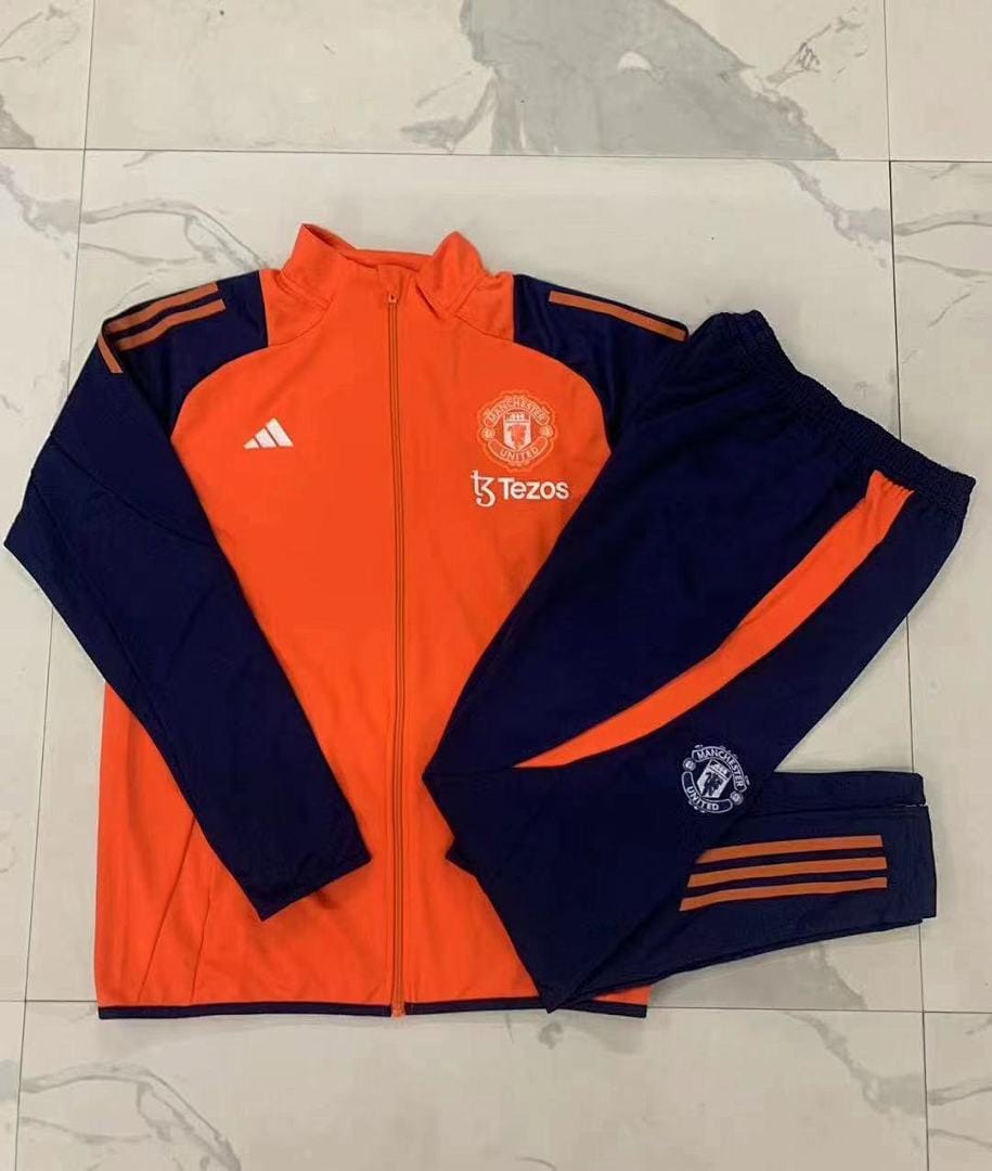 Manchester United 24/25 Chaqueta Niño · Naranja