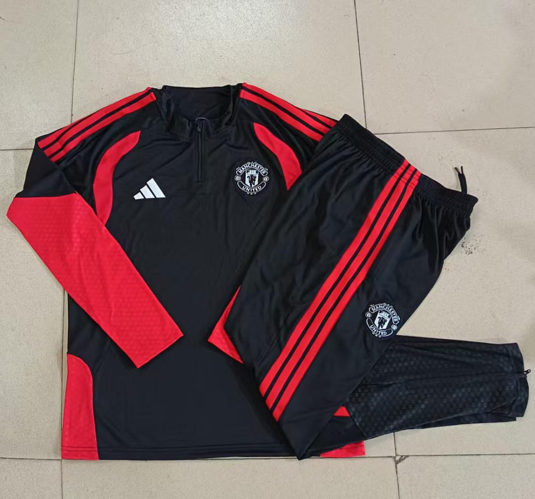 Manchester United 26/27 Sudadera Niño · Negro
