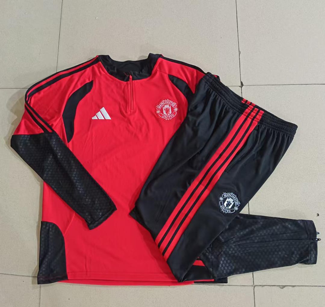 Manchester United 26/27 Sudadera Niño · Rojo