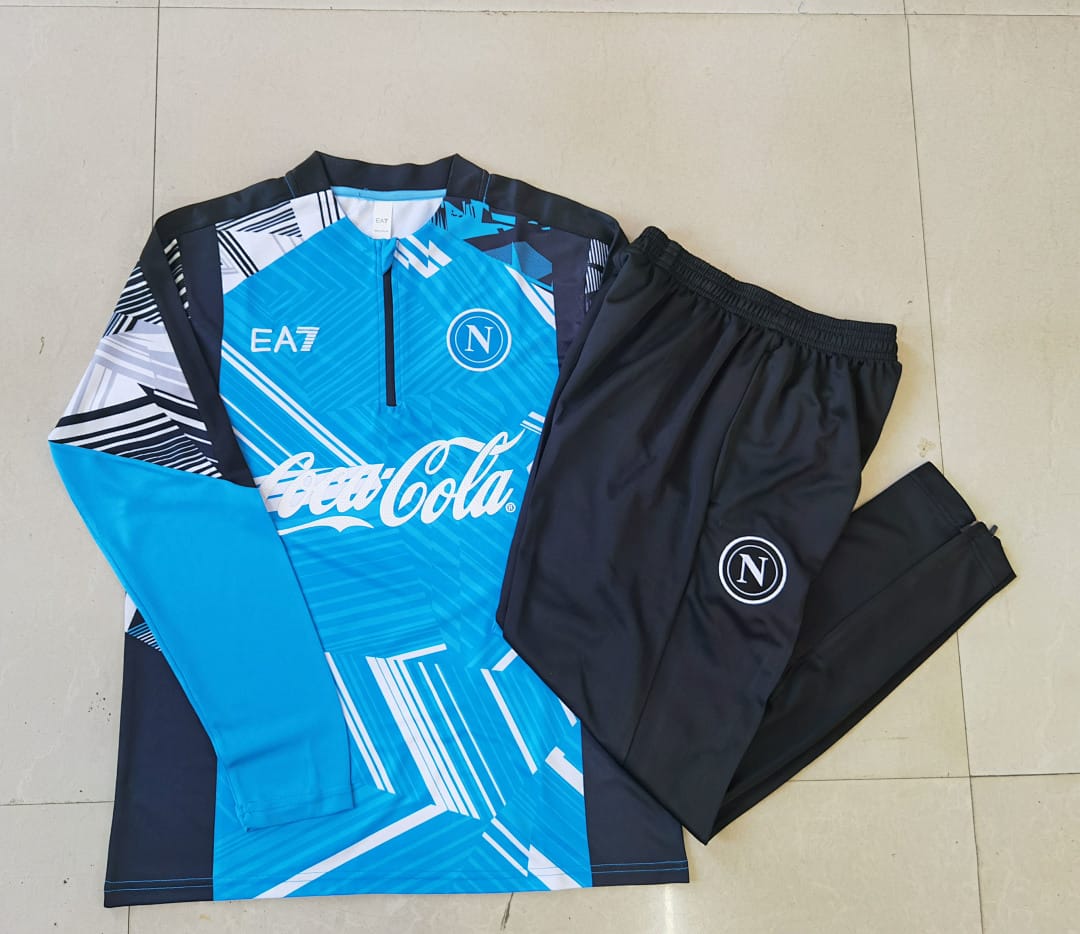 Napoli 24/25 Sudadera Niño · Celeste · Estampado