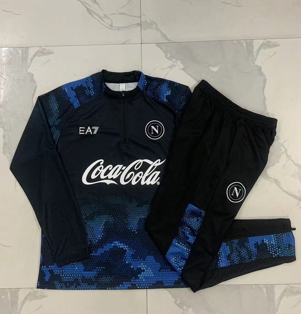 Napoli 24/25 Sudadera Niño · Negro · Estampado