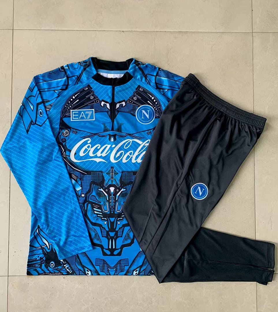 Napoli 25/26 Sudadera Niño · Azul · Estampado
