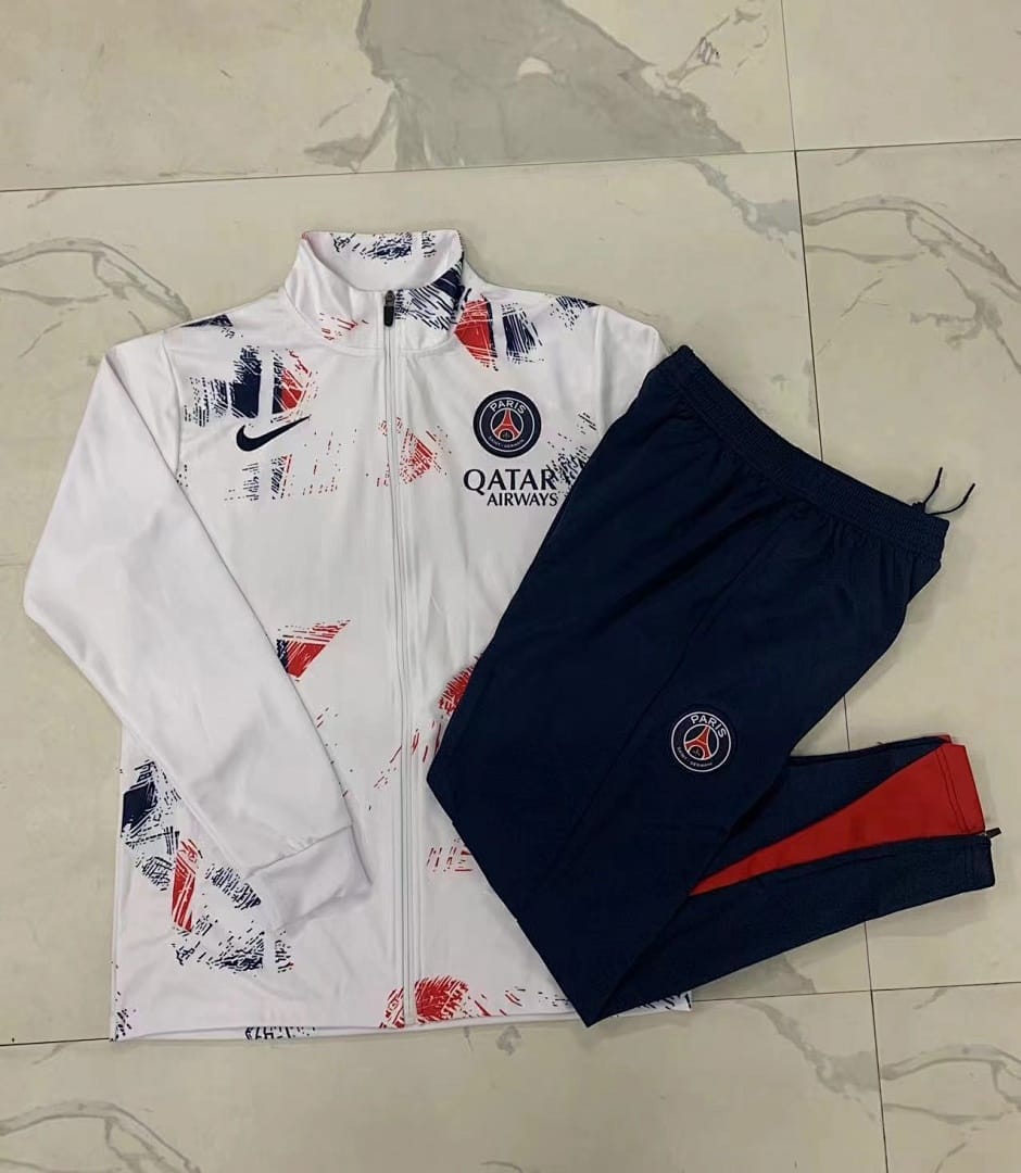 París Saint-Germain 24/25 Chaqueta Niño · Blanco · Estampado