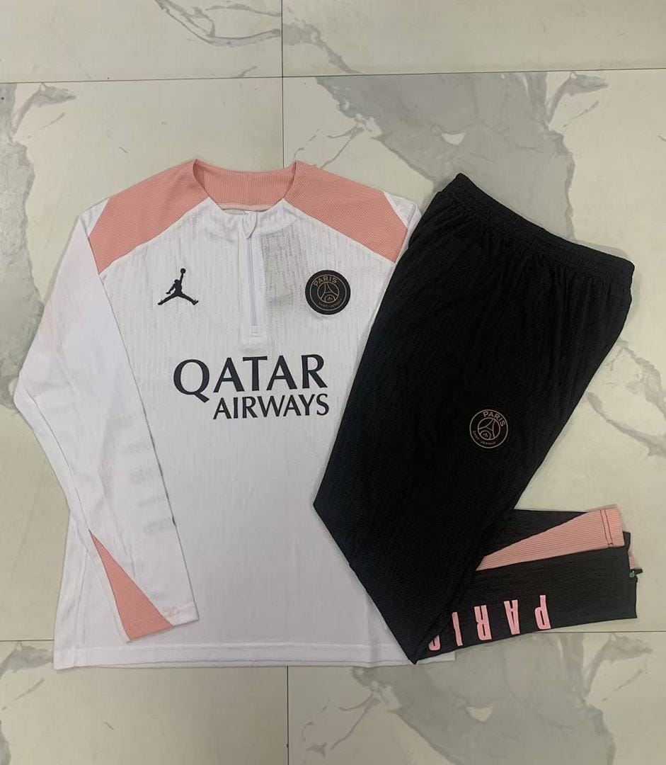 París Saint-Germain 24/25 Sudadera Niño · Blanco · Jordan · Versión Jugador