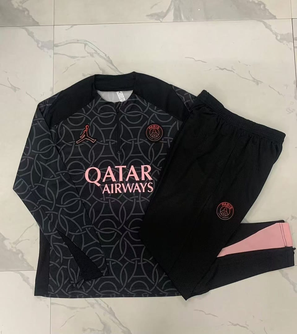 París Saint-Germain 24/25 Sudadera Niño · Negro · Jordan · Estampado