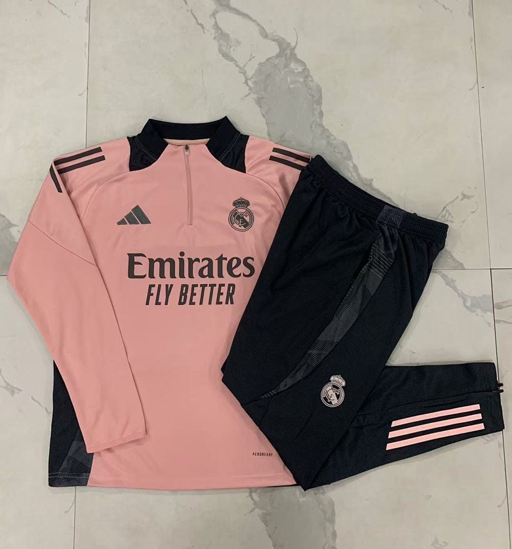 Real Madrid 24/25 Sudadera Niño · Rosado