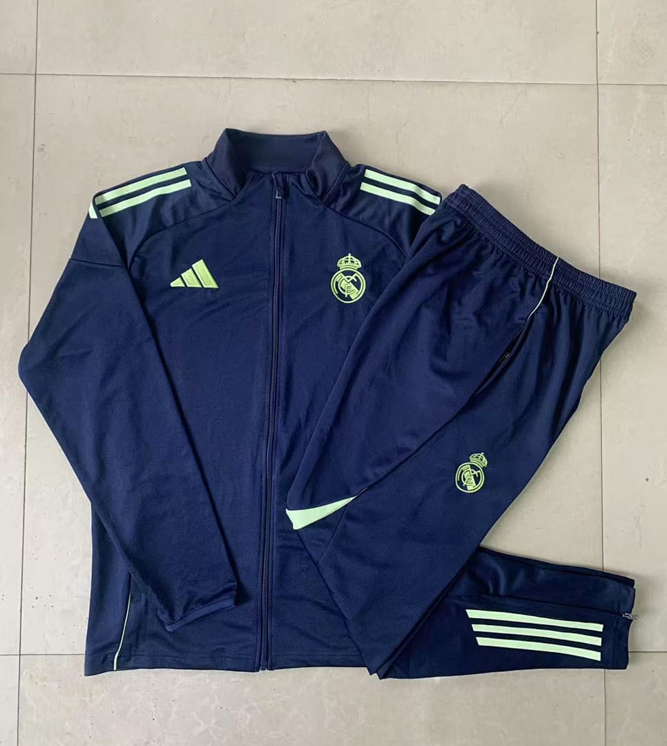 Real Madrid 25/26 Chaqueta Niño · Azul Marino