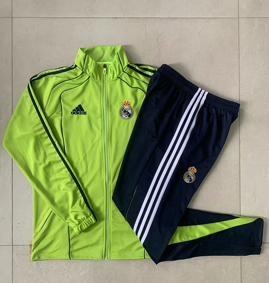 Real Madrid 25/26 Chaqueta Niño · Verde · Retro