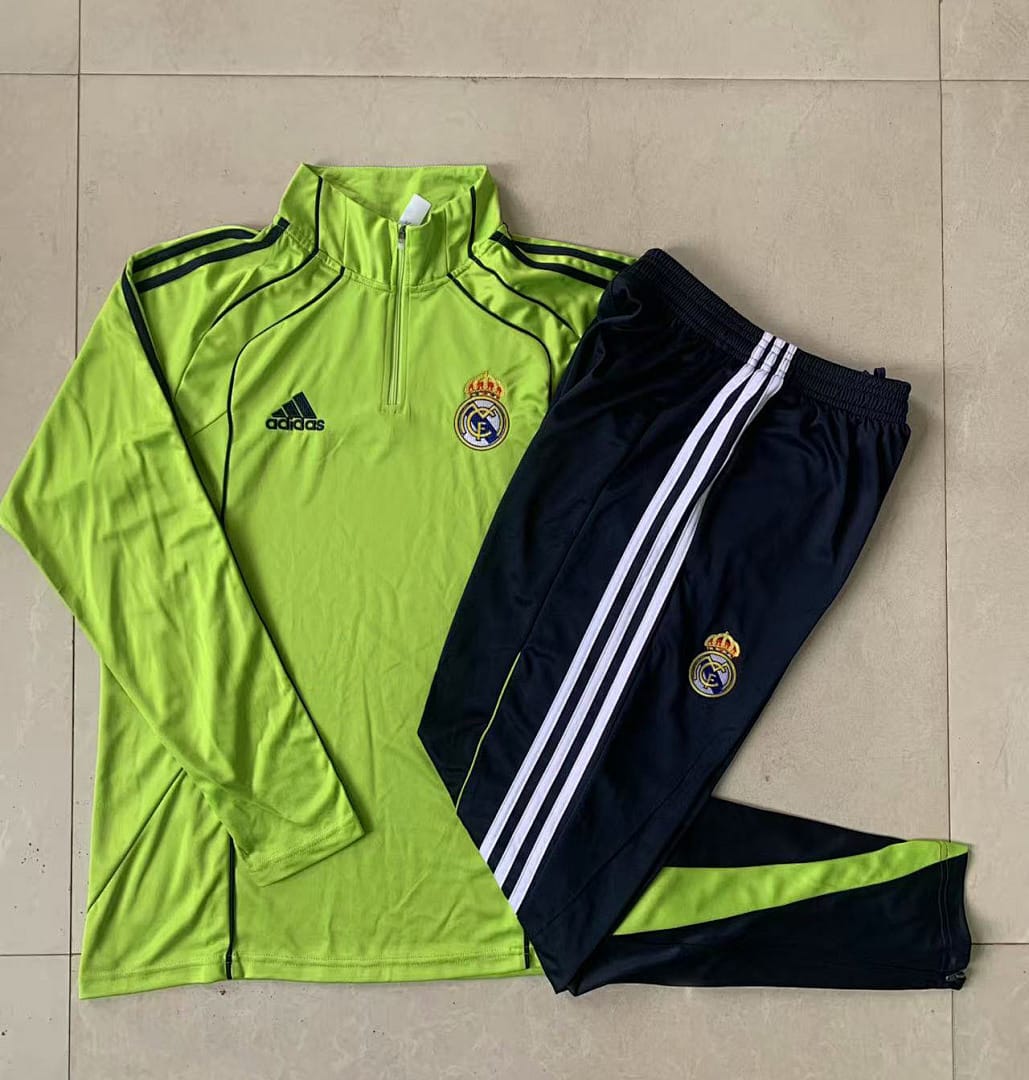 Real Madrid 25/26 Sudadera Niño · Verde · Retro