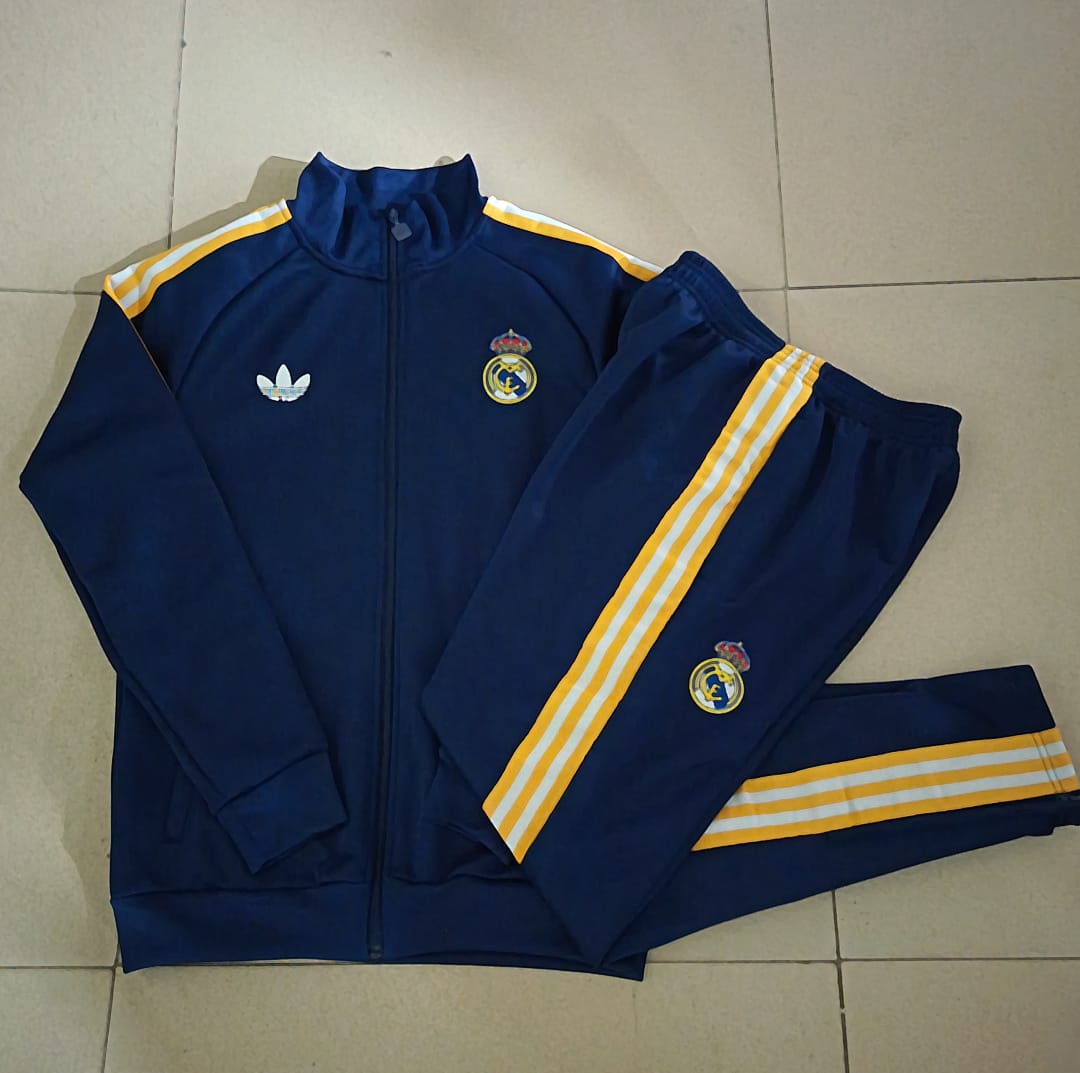Real Madrid 26/27 Chaqueta Niño · Azul Rey Oscuro