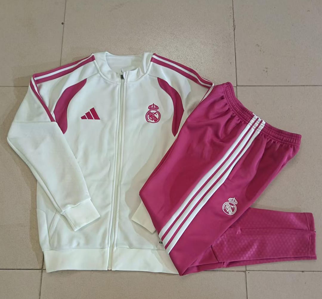 Real Madrid 26/27 Chaqueta Niño · Beige
