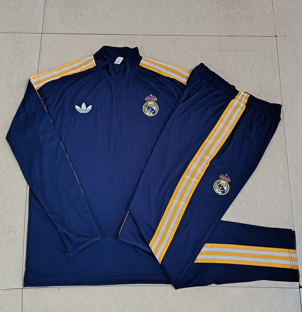 Real Madrid 26/27 Sudadera Niño · Azul Rey Oscuro
