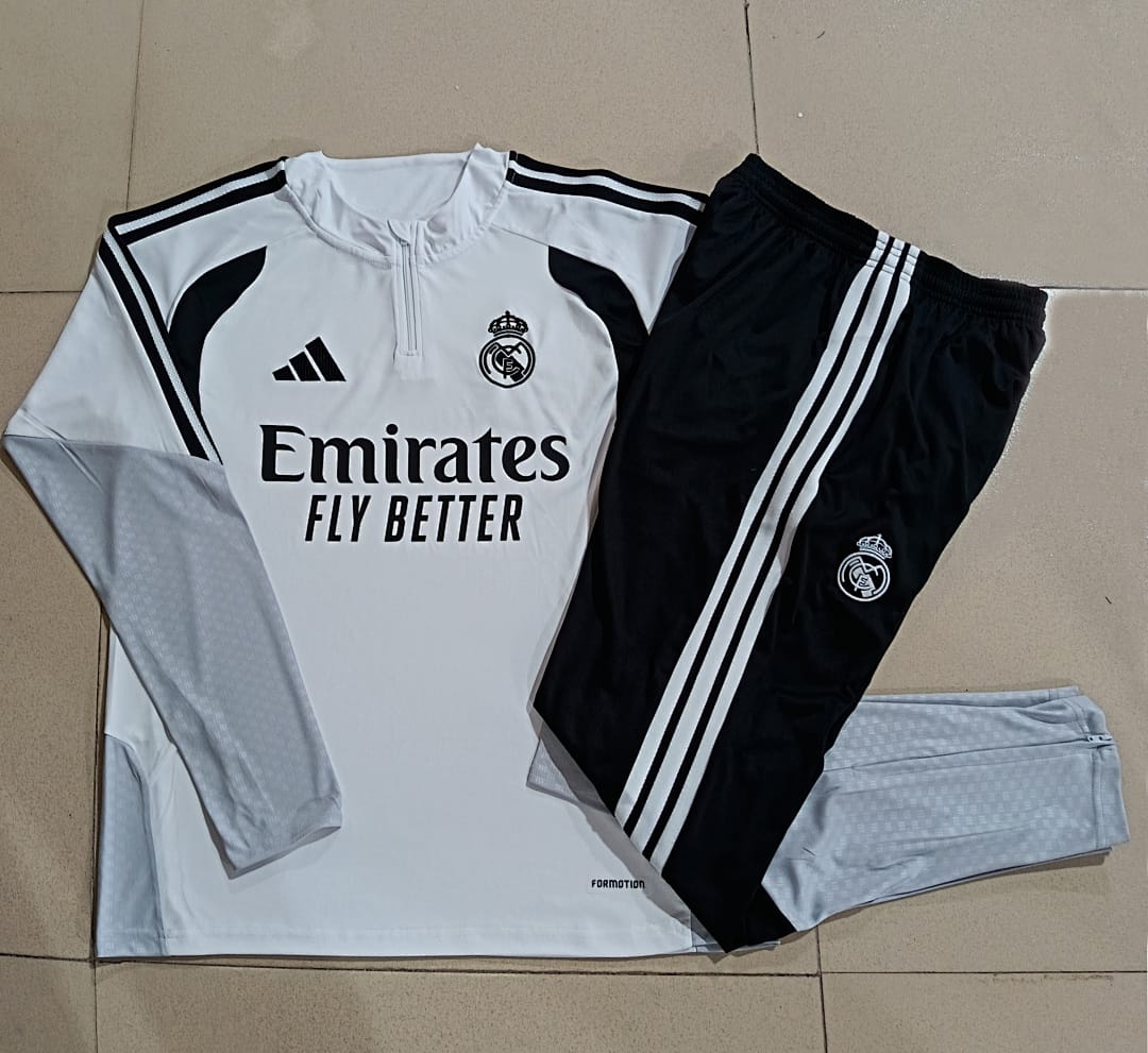 Real Madrid 26/27 Sudadera Niño · Blanco