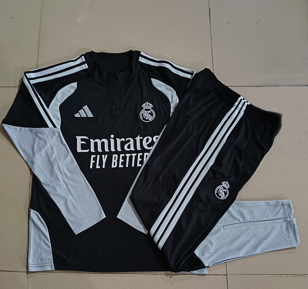 Real Madrid 26/27 Sudadera Niño · Negro