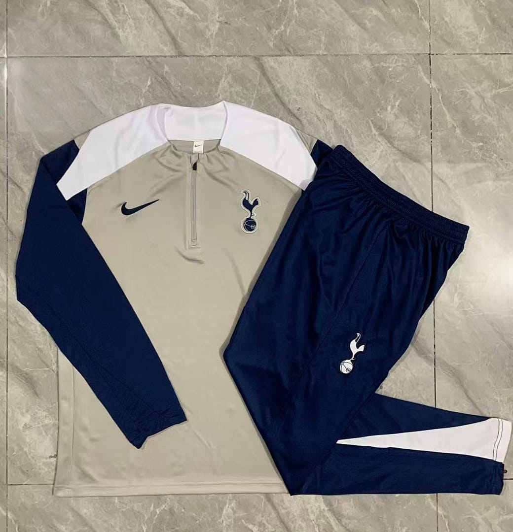 Tottenham 25/26 Sudadera Niño · Gris Claro